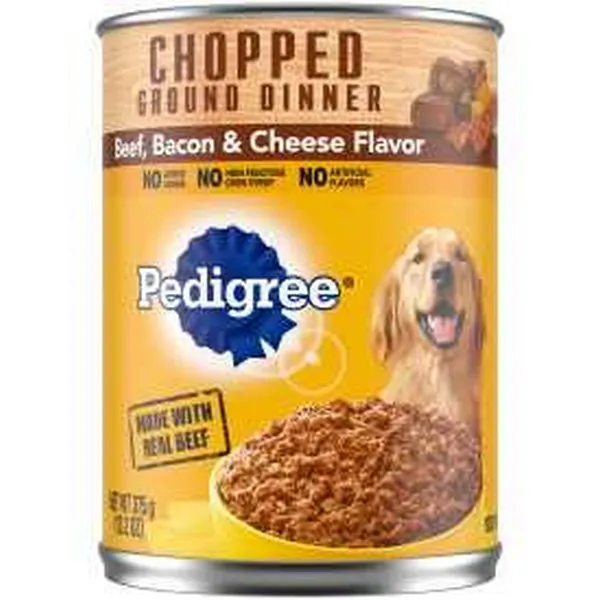 12/13.2 oz. Pedigree Traditional Ground Dinner With Chunky Beef, Bacon & Cheese - Health/First Aid